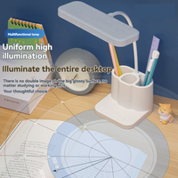 Lampe de bureau LED pour bureau d'étude, lampe de lecture tactile, lampe de table rechargeable, lampe LED rechargeable