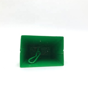 Campanas de vaca deportivas de <span class=keywords><strong>3</strong></span> pulgadas, Mini campanas de vaca de Metal impresas en color verde con Logo personalizado, venta al por mayor - Product Image 4