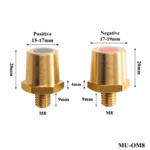 Ensemble d'adaptateurs de bornes de vis pour batterie au lithium électrique en laiton pour voiture automobile, moto marine - Product Image 6