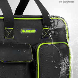 Bolsa de Herramientas Multifuncional de Lona para Electricista, con Gran Capacidad de Almacenamiento, Cierre de Cremallera, Engrosada y Práctica - Product Image 4