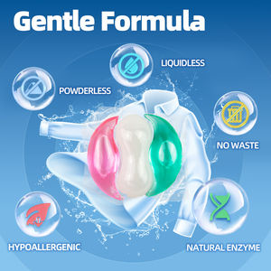 Amostra Grátis a Granel de Cápsulas de Lavagem Ativadas Descartáveis Ecológicas e Custo-Efetivas Anti-Odor e Neutralizadoras de Suor para Vestuário - Product Image 5