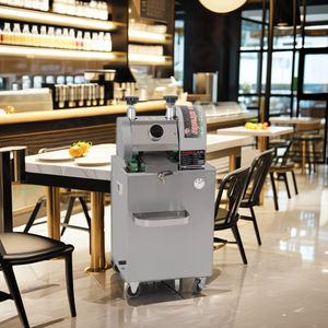 Máquina de prensa de jugo de caña de azúcar automática comercial Extractor de jugo de caña eléctrica Nueva condición 300 kg/h Capacidad 220V Volta - Product Image 2