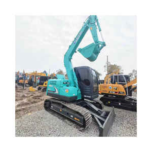 Kobelco SK75ตีนตะขาบไฮดรอลิก7.5ตันรถขุดตีนตะขาบพร้อมใบรับรอง EPA และ CE จากญี่ปุ่น - Product Image 1