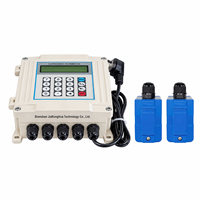 Débitmètre ultrasonique à fixation par pince TUF-2000, débitmètre de liquide non invasif, RS485 Modbus 4-20mA, pour eau, huile, eaux usées DN25-DN6000