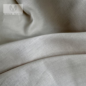 Mindun OEKO-TEX gros rouleau personnalisé épais blanc naturel 100% pur <span class=keywords><strong>lin</strong></span> rideau <span class=keywords><strong>tissu</strong></span> - Product Image 5