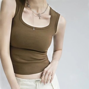 เสื้อกล้ามผู้หญิงเซ็กซี่ชุดคลาสสิกแขนกุดยืดเสื้อแขนกุดสำหรับฤดูร้อน - Product Image 4