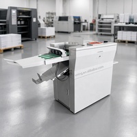 Machine automatique de pliage et de rainurage U-338A, machine de pliage de papier pour la création de brochures
