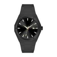 Montres de luxe pour hommes, cadran scintillant analogique, affichage automatique de la date, bracelet en acier inoxydable lumineux personnalisé, or rose, tendance populaire