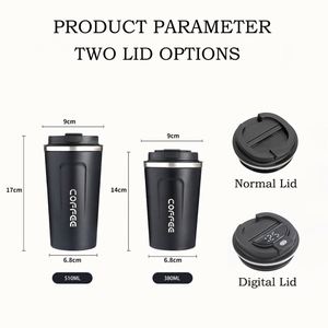 แก้วเก็บอุณหภูมิอัจฉริยะสำหรับกาแฟร้อนและเย็น Sicaklik Gostergeli Kahve Vaso Termo Café Botella De Agua Inteligente Términos Thermos Cups Hot Tumbler และ Cold Coffee Mug - Product Image 5