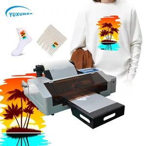 Yuxunda Laser Printing Pet Film Dtf Warmteoverdracht Film Met Epson L1800 Desktop Printing Machine