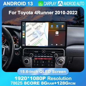 สำหรับ Toyota 4Runner ปี 2010-2022 จอ 15.6 นิ้ว NaviHua ดีไซน์ใหม่ เครื่องเล่นมัลติมีเดีย Android สำหรับรถยนต์ พร้อมระบบนำทาง GPS และ Auto Carplay - Product Image 4