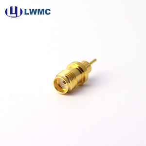 Conector de Presión para Montaje en Panel, Transmisión de <span class=keywords><strong>Señal</strong></span> RF para Microondas, Adaptador de Desmontaje con Brida de Doble Interfaz Compatible - Product Image 2