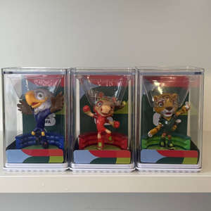 Mascotte de la Coupe du Monde 2026, figurine 6CM 9CM, boîte en plastique, jeu de football, zone des fans, ensemble cadeau, Mascota De Mundial Fifas - Product Image 1