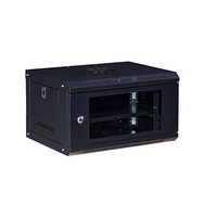 Vente directe usine : Armoire de serveur murale en acier laminé à froid 4U, 6U, 9U, 12U, 15U, 18U, 19 pouces, standard pour serveur réseau