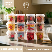 Cubes de cire de soja artisanaux en gros, assortiment de senteurs et couleurs personnalisées, emballage inclus, pour chauffe-cire, idéal pour les fêtes, les fêtes de Noël et les fêtes de déménagement