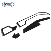 BFB para BMW X6 G06 LCI 2023 en adelante, molduras interiores de fibra de carbono, cubierta central, kits de cubierta de salpicadero, panel de consola central