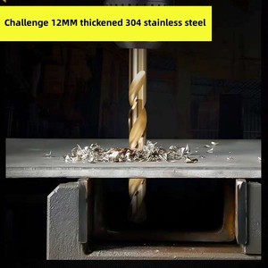 HSS M35 Cobalt Coated Twist <b>Drill</b> <b>Bit</b> Gold Finish For Metal Drilling - Product Image 4