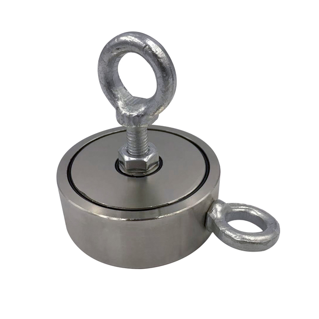 600Kg Permanent Both Sides Custom Double Neodymium Magnet Search Magnets Fishing Neodymium Magnet