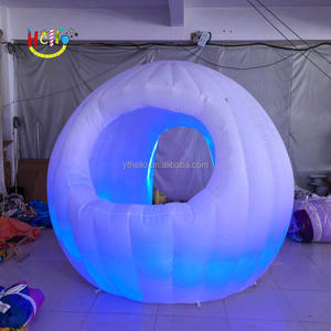 <span class=keywords><strong>Cabina</strong></span> de <span class=keywords><strong>DJ</strong></span> redonda portátil con luz Led grande para escenario, <span class=keywords><strong>cabina</strong></span> hinchable para <span class=keywords><strong>DJ</strong></span> - Product Image 1