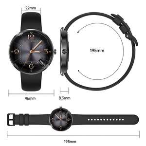 Montre connectée <span class=keywords><strong>de</strong></span> qualité supérieure T93 avec moniteur <span class=keywords><strong>de</strong></span> fréquence cardiaque, étanche IP68, fitness, BT, écran tactile numérique, OEM ODM, <span class=keywords><strong>marque</strong></span> personnalisée - Product Image 2