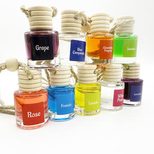 재고 향 자동차 공기 청정기 오래 지속되는 자동차 디퓨저 지난 60 일 이상 로고 맞춤형 6ml 여성 선물 유리 병 - Product Image 1