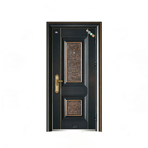Porte d'entrée en acier de sécurité anti-effraction, insonorisée, design traditionnel, manuelle, extérieure - Product Image 4