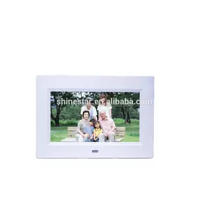 Moldura digital com TFT-LCD polegadas, despertador para filmes, mp4 player, com controle remoto