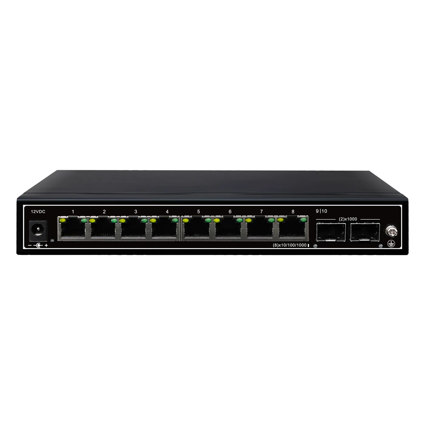 OEM 10 port 100/1000mbps jaringan tidak dikelola Gigabit Ethernet Switch jaringan VLAN RJ45 jaringan Internet Splitter Hub