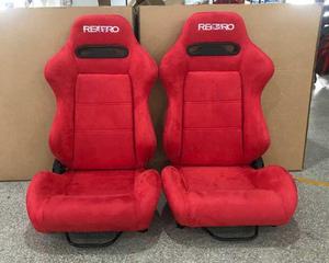 Sedile da Corsa Sportivo Modificato con Doppia Scorreria Regolabile in Pelle per Auto - Product Image 1