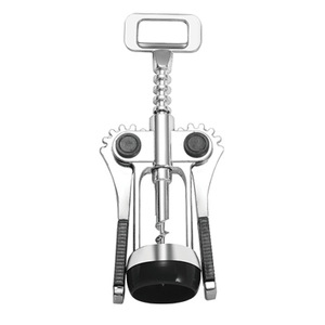 Ouvre-bouteille multifonctionnel en acier inoxydable, tire-bouchon pour usage domestique, forme ronde, matériau en alliage de zinc - Product Image 2