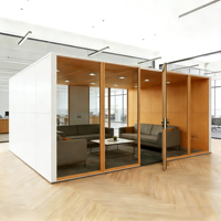 Cabine de bureau insonorisée taille XXXL, nouvelle cabine silencieuse pour salle de discussion, montage facile, vente chaude aux États-Unis