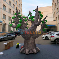 Modèle de cocotier gonflable géant, palmier gonflable, plantes gonflables pour la décoration d'activités commerciales en bord de mer