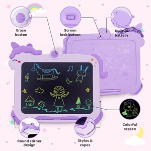 Kit de papeterie <span class=keywords><strong>Kawaii</strong></span>, vente en gros, tablette d'écriture Lcd pour enfants, fournitures scolaires - Product Image 4