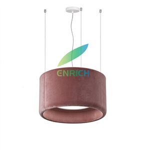 Samt-Stoff Schallabsorbierender Ring LED-Pendelleuchte Triac Dimmbar Ringförmige Leuchte - Product Image 1