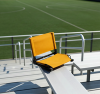 Chaise de plage et de stade XINGRUI moderne en fer Oxford orange – Portable, légère, pliable, écologique, durable, pour utilisation en extérieur et au parc