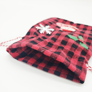Bolsa de Regalo de Tela con Cordón y Logotipo Personalizado, Ecológica, para Decoración Navideña, Alta Calidad - Product Image 5