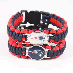 Bracelet paracorde avec logo de l'équipe de football américain 32 NFL, vente en gros - Product Image 5