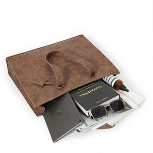 Wholesale Custom PU Leather New Design Hot Selling Black Fashion Shoulder Bag Laptop <strong>Handbag</strong> <strong>for</strong> <strong>Men</strong> and Women - Product Image 6