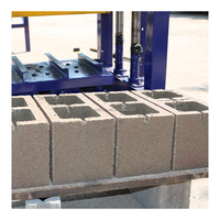 Machine à blocs creux en béton à moteur diesel QT4-35, petite presse à briques manuelle, machine à fabriquer des blocs de construction au Kenya