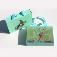 Boîte à tiroir coulissant rigide de luxe avec ruban, emballage cadeau personnalisé pour le miel, les verres à alcool, le whisky et l'ensemble de verres à cocktail