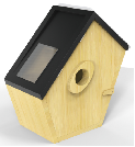 5MP Full HD kamera 2.5K çözünürlük akıllı <span class=keywords><strong>Birdhouse</strong></span> tam renkli/IR çift ışık gece görüş güneş akıllı <span class=keywords><strong>Birdhouse</strong></span> - Product Image 2