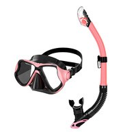 Équipement de plongée en apnée en verre trempé entièrement étanche pour la plongée, la natation, l'appareil respiratoire sous-marin et l'entraînement en libre style pour enfants