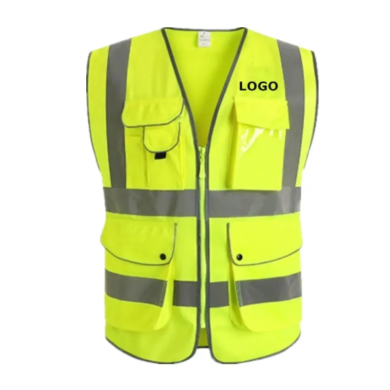 Bainha reflexiva logotipo personalizado hi vis roupa de construção camisa de segurança roupas