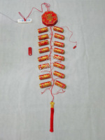 Guirlande lumineuse LED personnalisée avec logo, motif Fu du Nouvel An chinois, décoration suspendue pour le Festival du Printemps, vente en gros