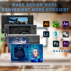 12 Tasten 2 Knöpfe Programmierbares Makro Benutzerdefinierter Knopf Tastatur BT-Kompatibel/Kabelgebunden RGB Hotswap Mechanische Gaming-Tastatur - Product Image 4