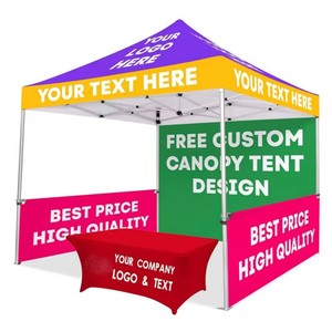 Factory Direct 10x10ft Waterproof Polyester Oxford <strong>Pop</strong> <strong>up</strong> Canopy <strong>Tent</strong> Heavy Duty Aluminum Frame <strong>for</strong> Commercial Event Advertising - Product Image 1