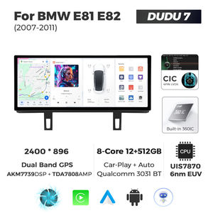 Radio MEKEDE DUDU7 con Actualización OTA, GPS de Doble Banda, Pantalla 2K de 12.3 Pulgadas y 2400*896, Car-play para <span class=keywords><strong>BMW</strong></span> E81 E82 E87 2007-2011 - Product Image 5