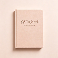 Carnet de bien-être personnalisé en lin, écologique, inspirant, planificateur quotidien d'énergie, réflexion et pleine conscience