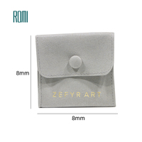 Romi – boucle d'oreille collier Bracelet bague microfibre bijoux enveloppe emballage pochette sac à bijoux personnalisé