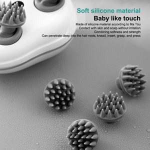 Mini Masajeador de Cuero Cabelludo Impermeable, Masajeador de Cabeza Portátil con Luz Roja, Productos para Masaje Capilar - Product Image 4